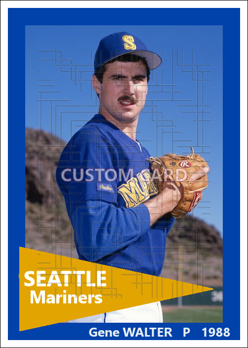 Gene Walter - 1988 Seattle Mariners - choose a size & style