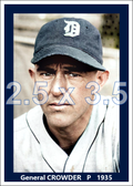 Alvin Crowder - 1935 Detroit Tigers - choose a size & style