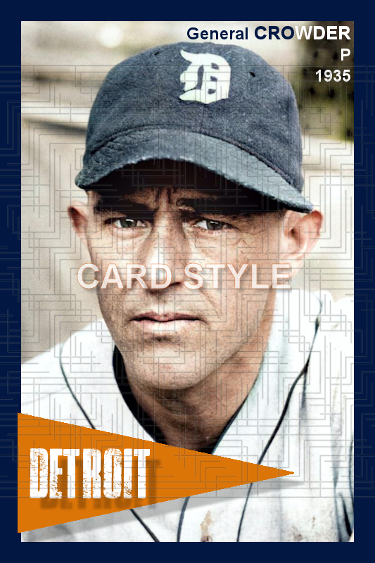 Alvin Crowder - 1935 Detroit Tigers - choose a size & style