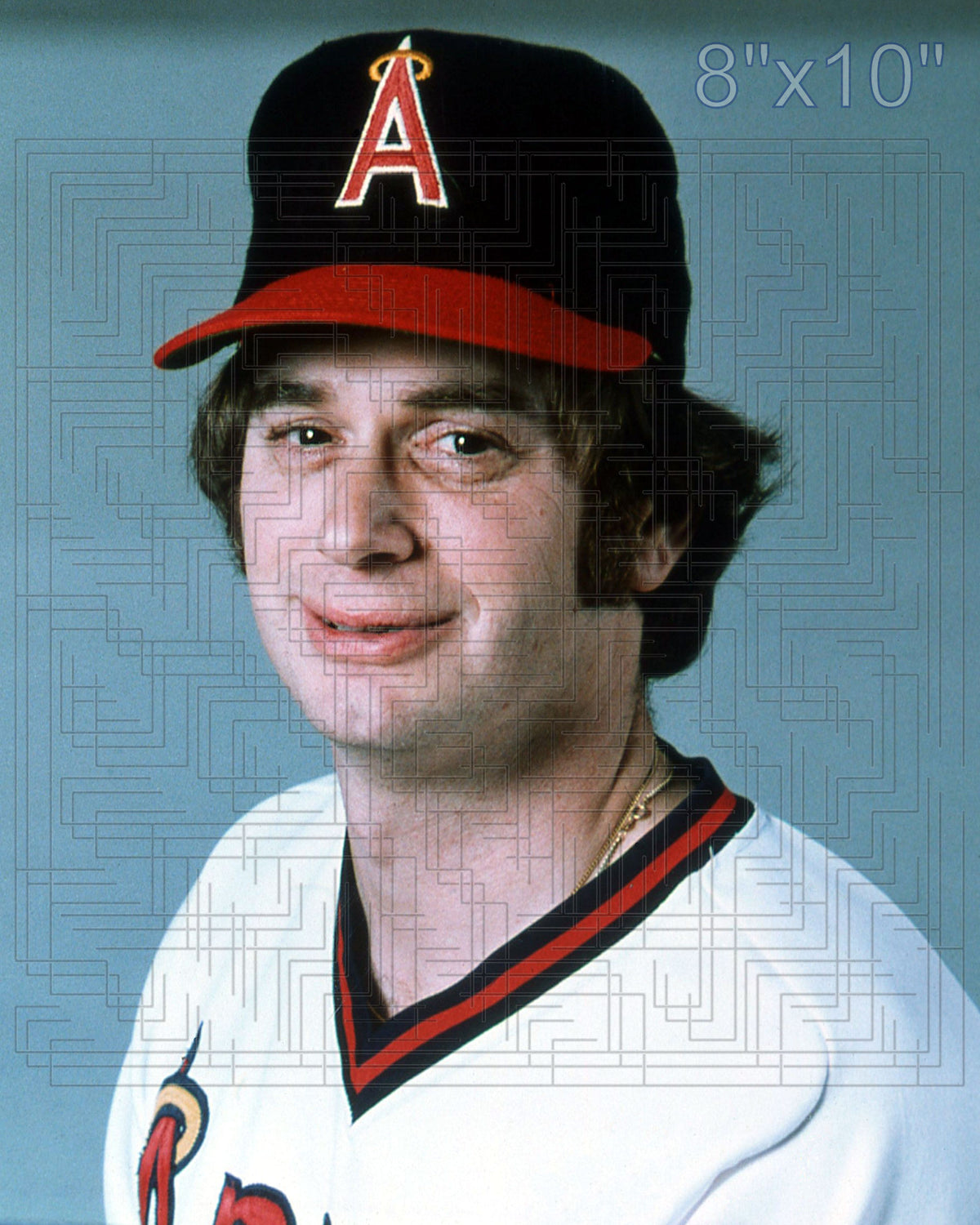 Geoff Zahn - 1981-85 California Angels - choose a size & style
