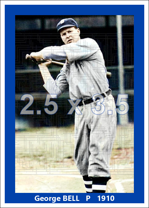 George Bell - 1910 Brooklyn Superbas - choose a size & style