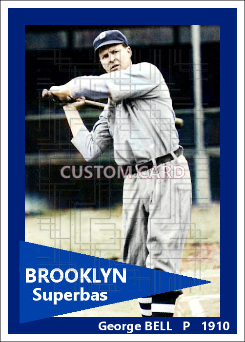 George Bell - 1910 Brooklyn Superbas - choose a size & style