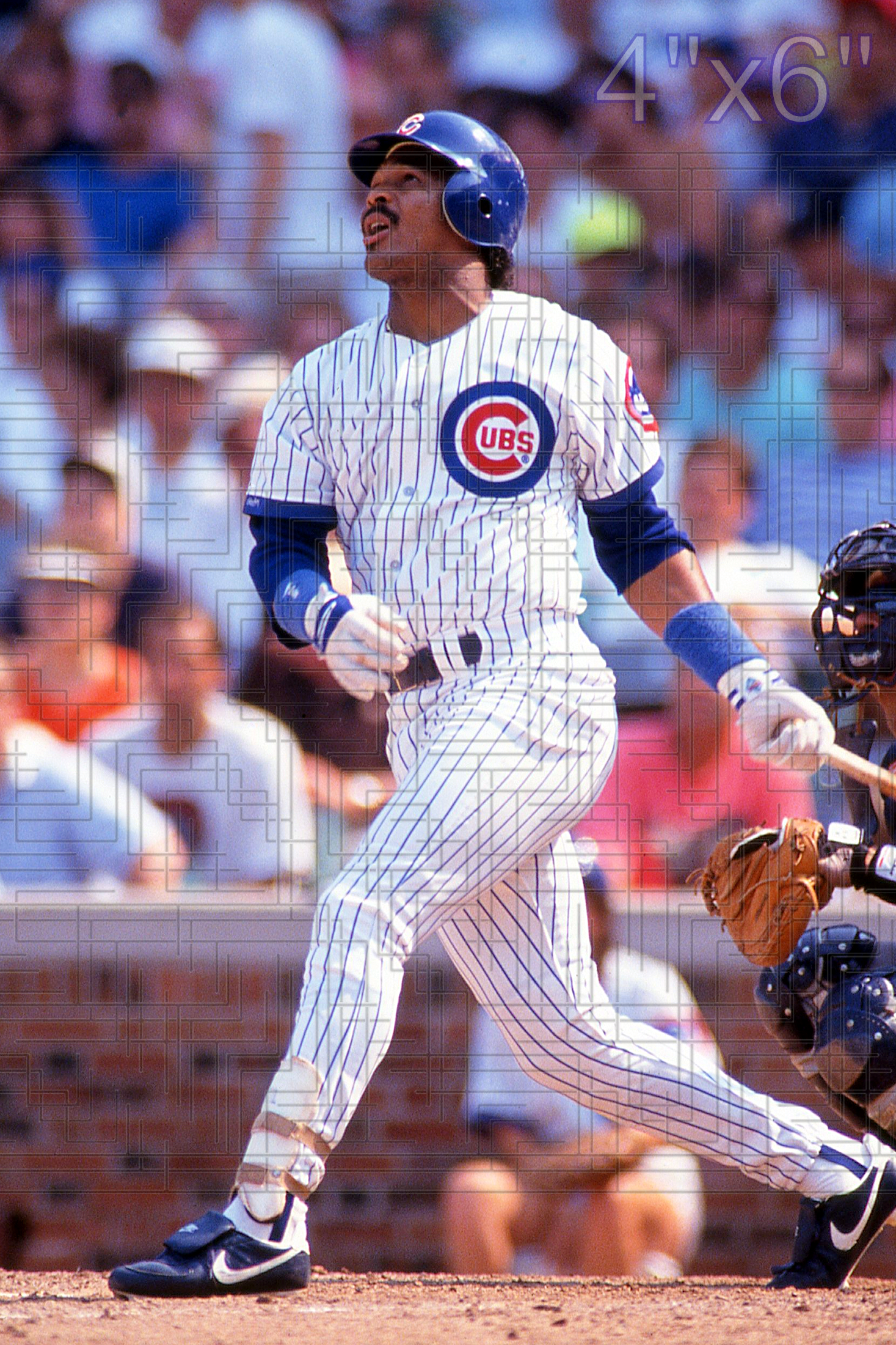 George Bell - 1991 Chicago Cubs - pose B - choose a size & style