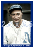 George Blaeholder - 1935 Philadelphia Athletics - choose a size & style