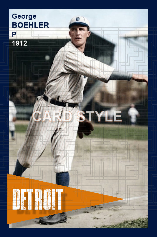 George Boehler - 1912 Detroit Tigers - choose a size & style