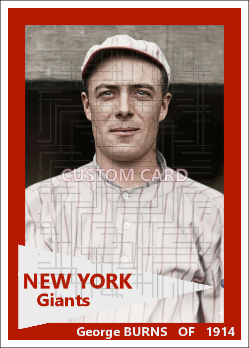 George Burns - 1914 New York Giants - choose a size & style