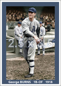 George Burns - 1918 Philadelphia Athletics - choose a size & style