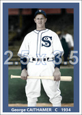 George Caithamer - 1934 Chicago White Sox - choose a size & style