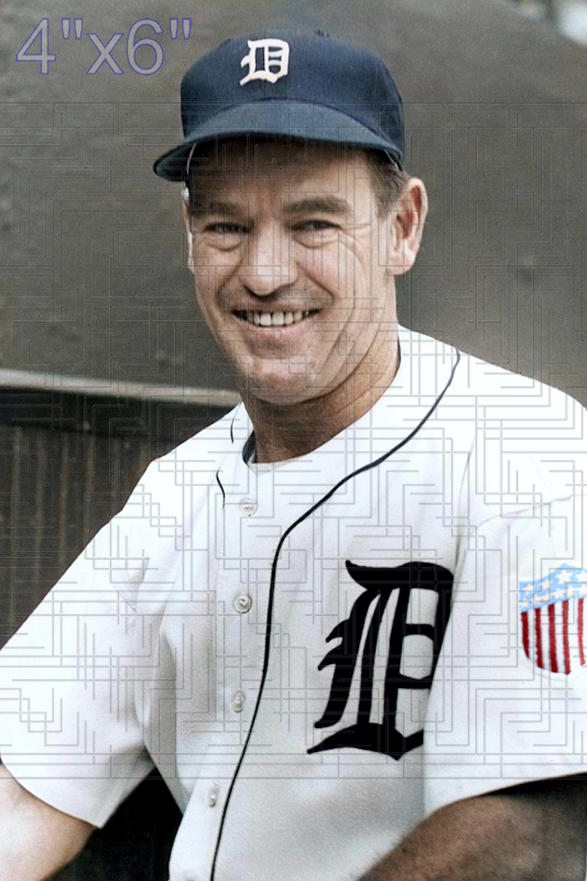 George Caster - 1946 Detroit Tigers - choose a size & style