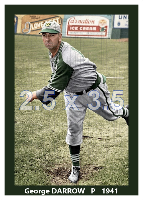 George Darrow - 1941 Oakland Oaks - choose a size & style