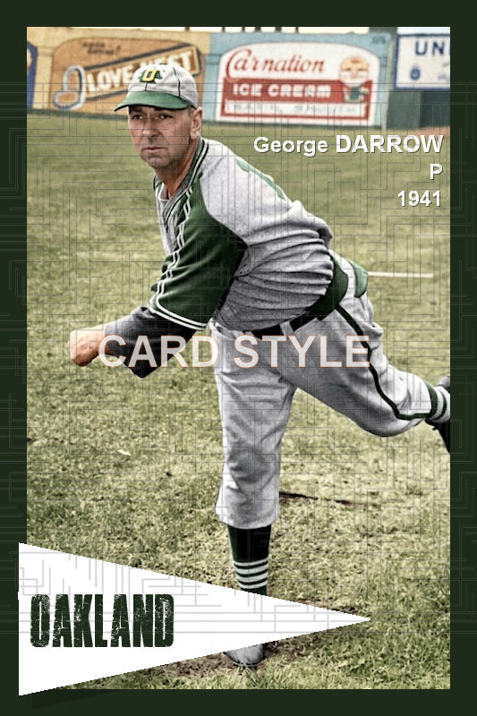 George Darrow - 1941 Oakland Oaks - choose a size & style