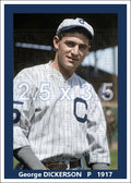 George Dickerson - 1917 Cleveland Indians - choose a size & style