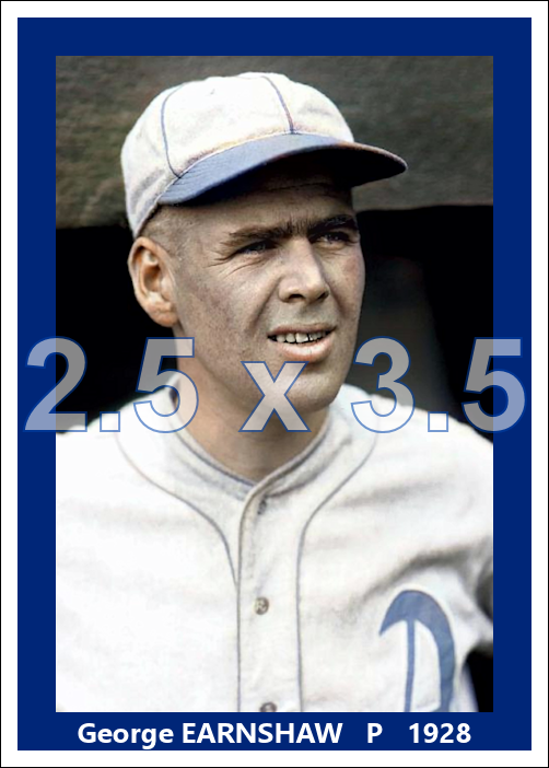 George Earnshaw - 1928 Philadelphia Athletics - choose a size & style