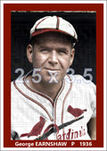 George Earnshaw - 1936 St. Louis Cardinals - choose a size & style