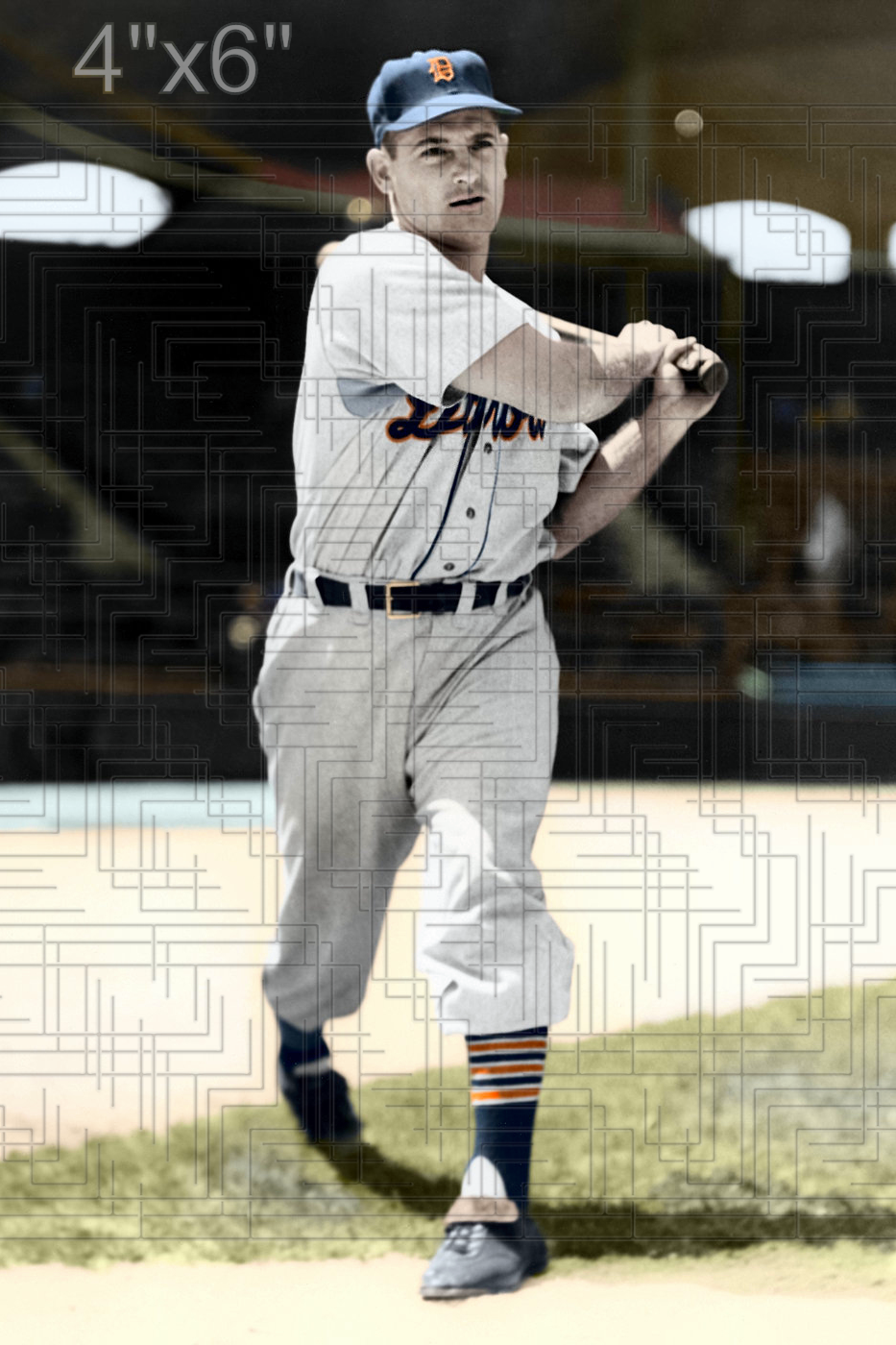 George Freese - 1953 Detroit Tigers - choose a size & style