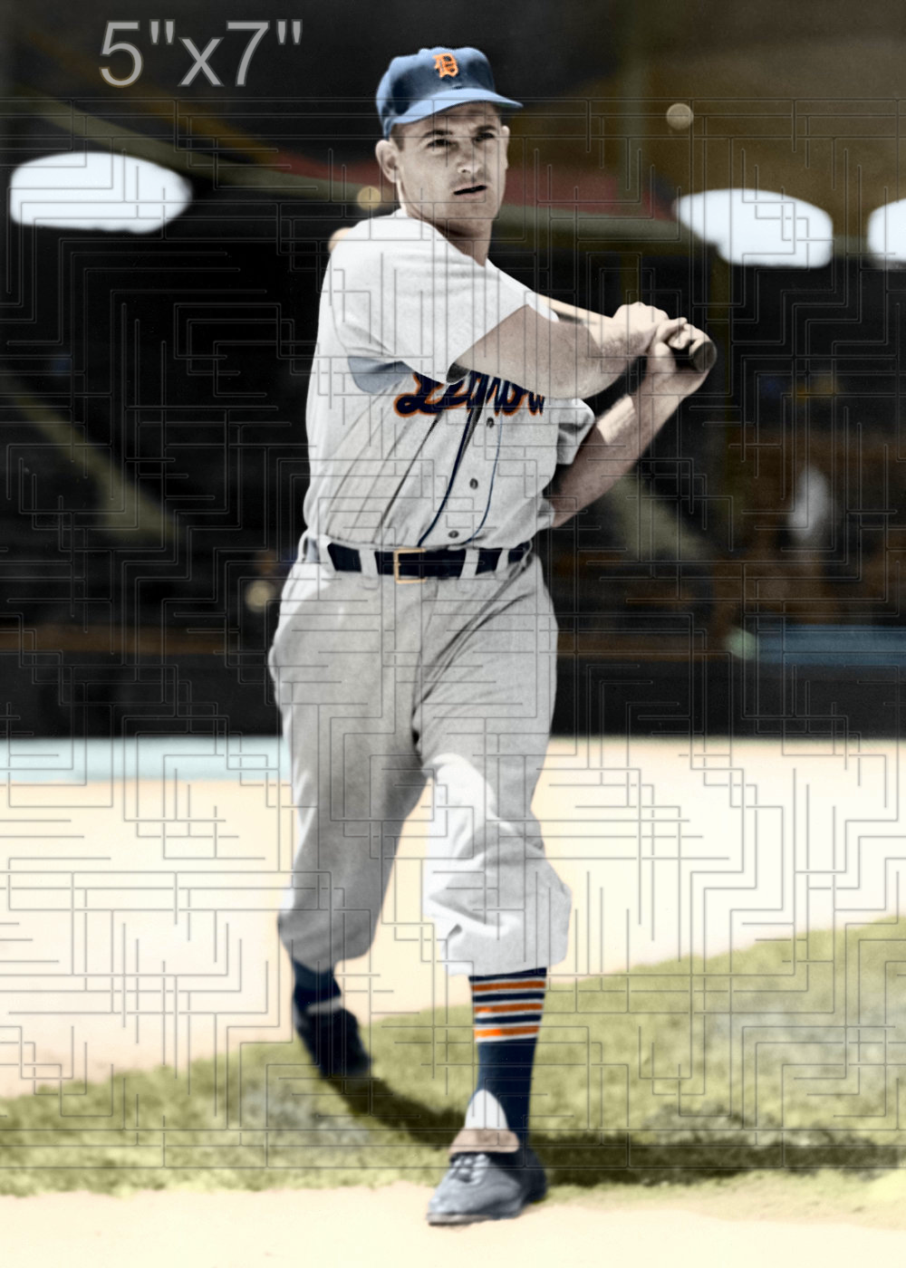 George Freese - 1953 Detroit Tigers - choose a size & style