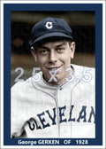 George Gerken - 1928 Cleveland Indians - choose a size & style