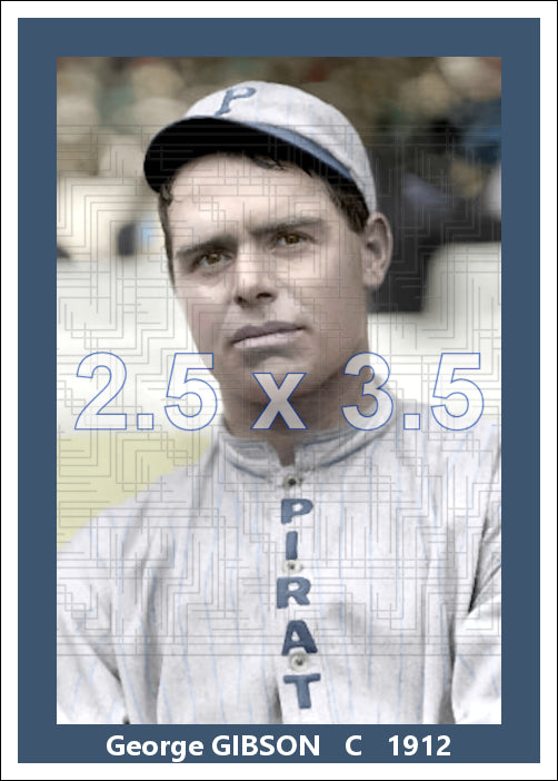 George Gibson - 1912 Pittsburgh Pirates - choose a size & style