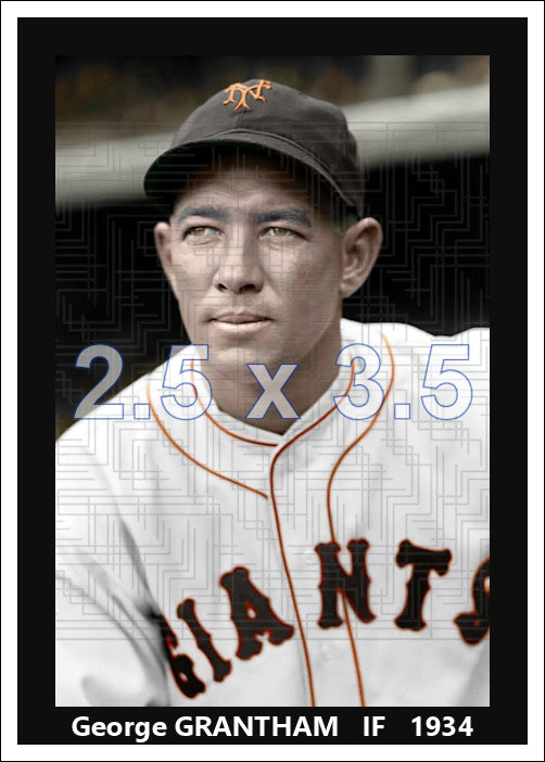 George Grantham - 1934 New York Giants - choose a size & style