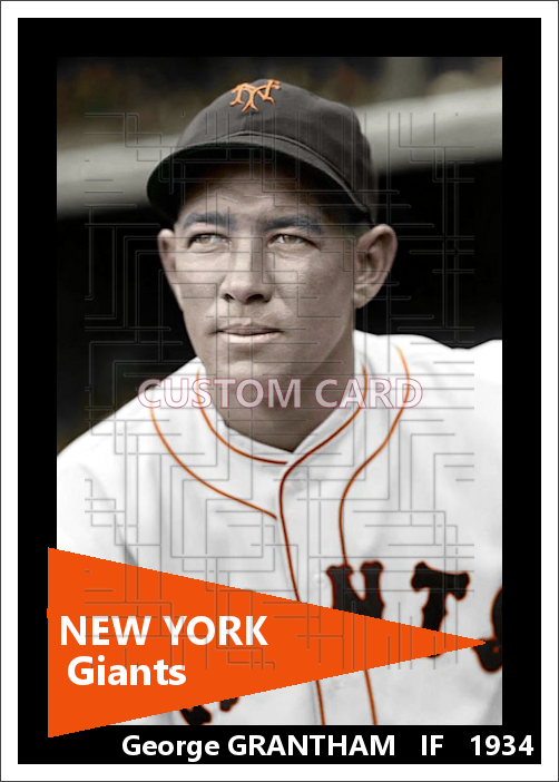 George Grantham - 1934 New York Giants - choose a size & style