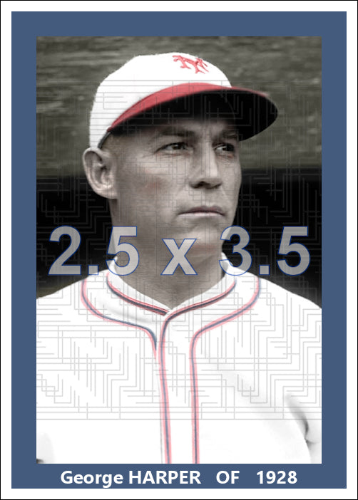 George Harper - 1928 New York Giants - choose a size & style