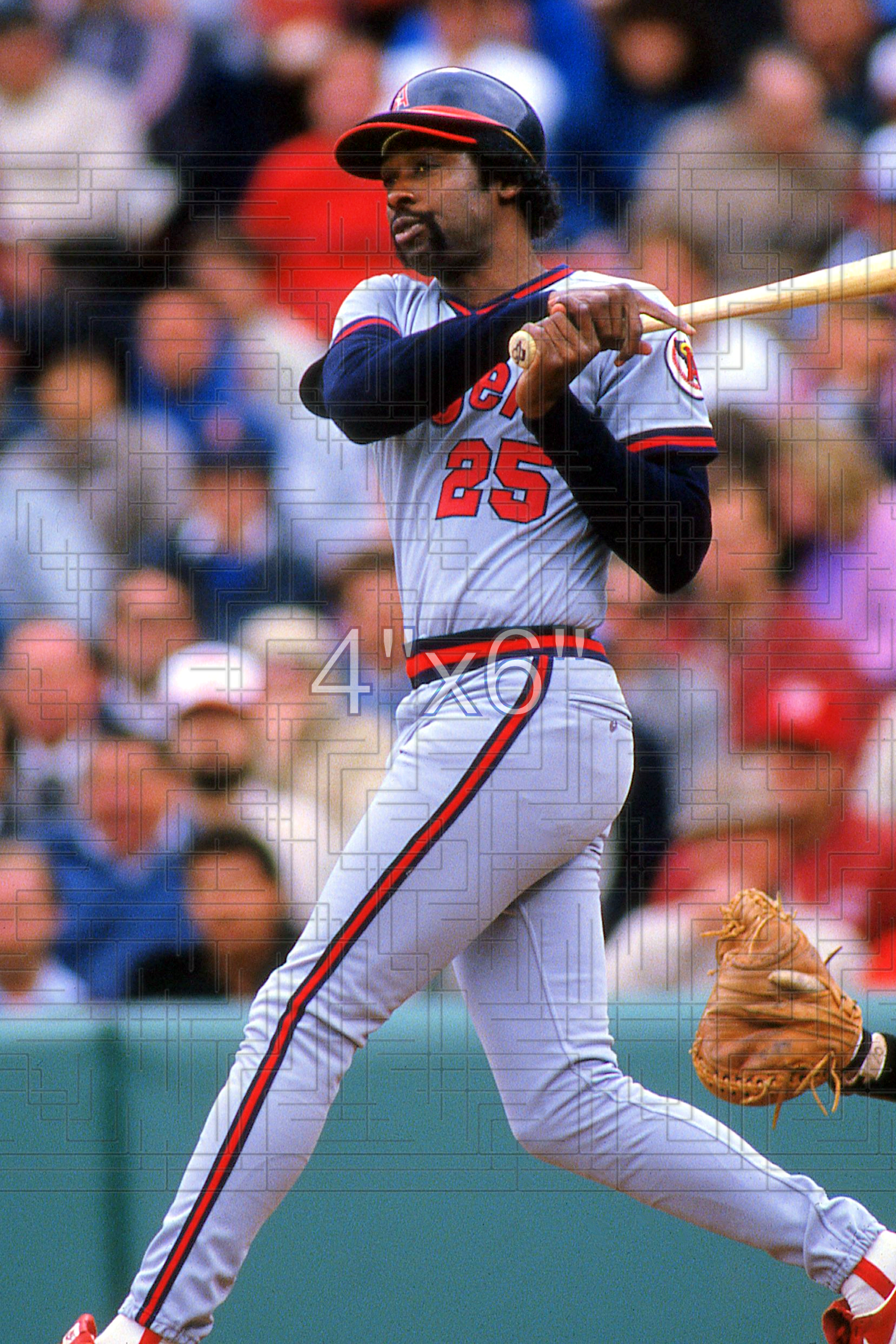 George Hendrick - 1987 California Angels - choose a size & style