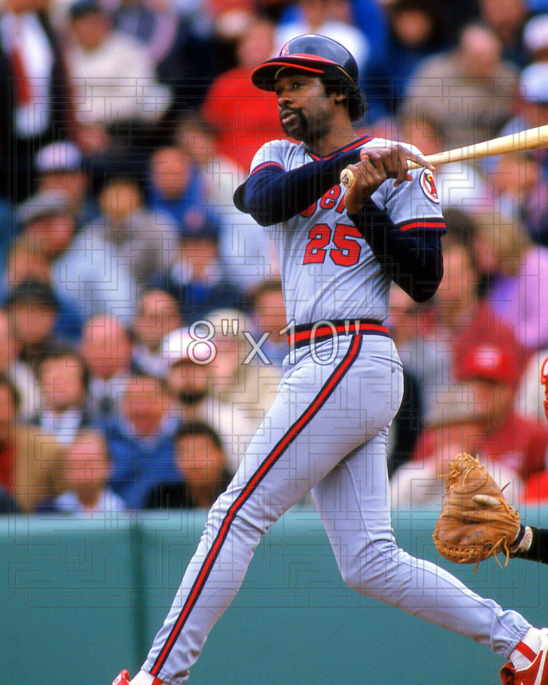 George Hendrick - 1987 California Angels - choose a size & style