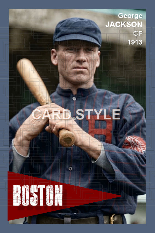 George Jackson - 1913 Boston Braves - choose a size & style