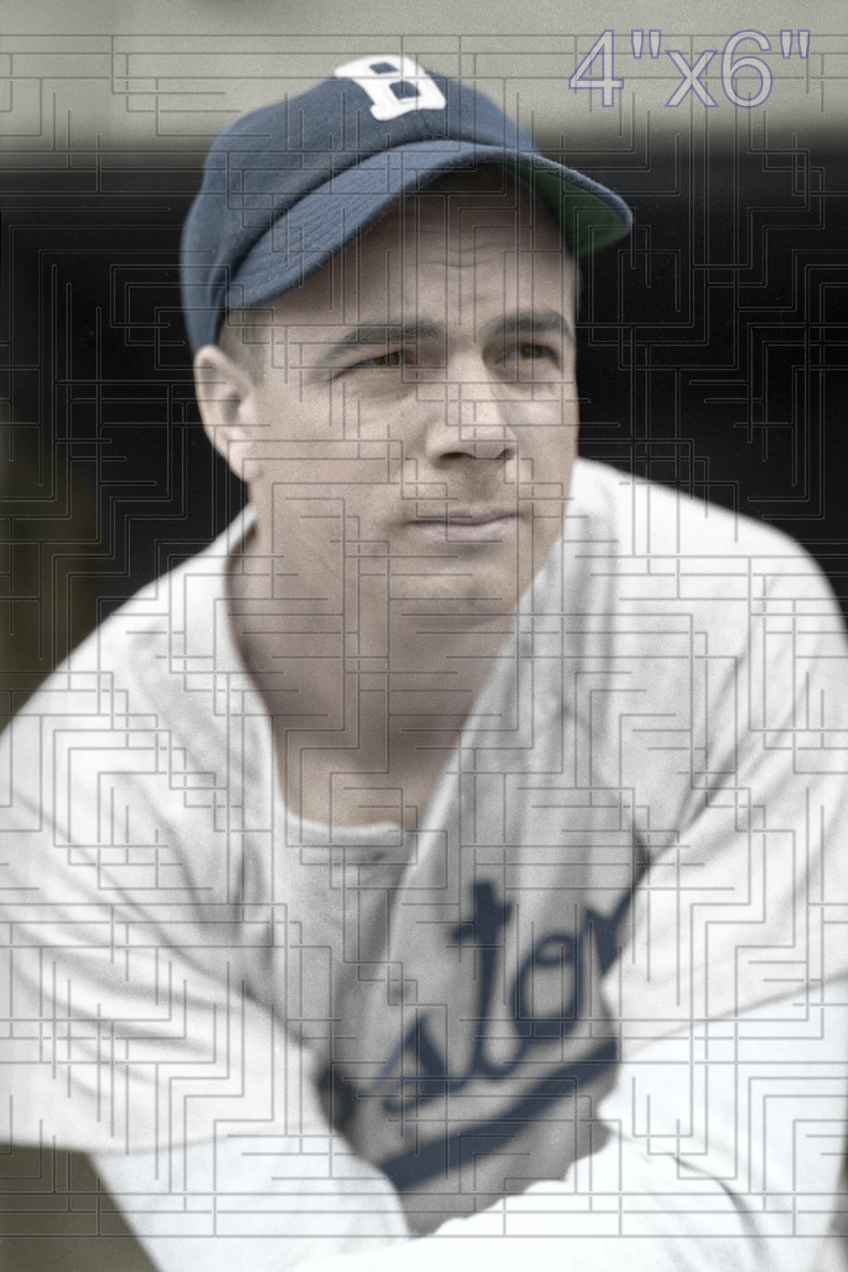George Jeffcoat - 1943 Boston Braves - choose a size & style