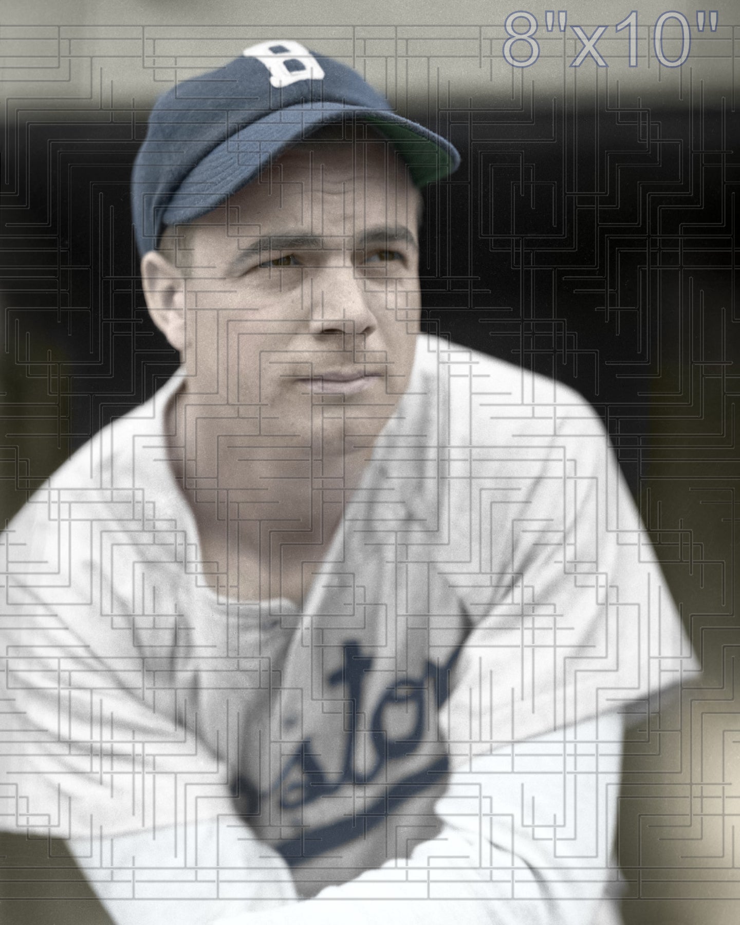 George Jeffcoat - 1943 Boston Braves - choose a size & style