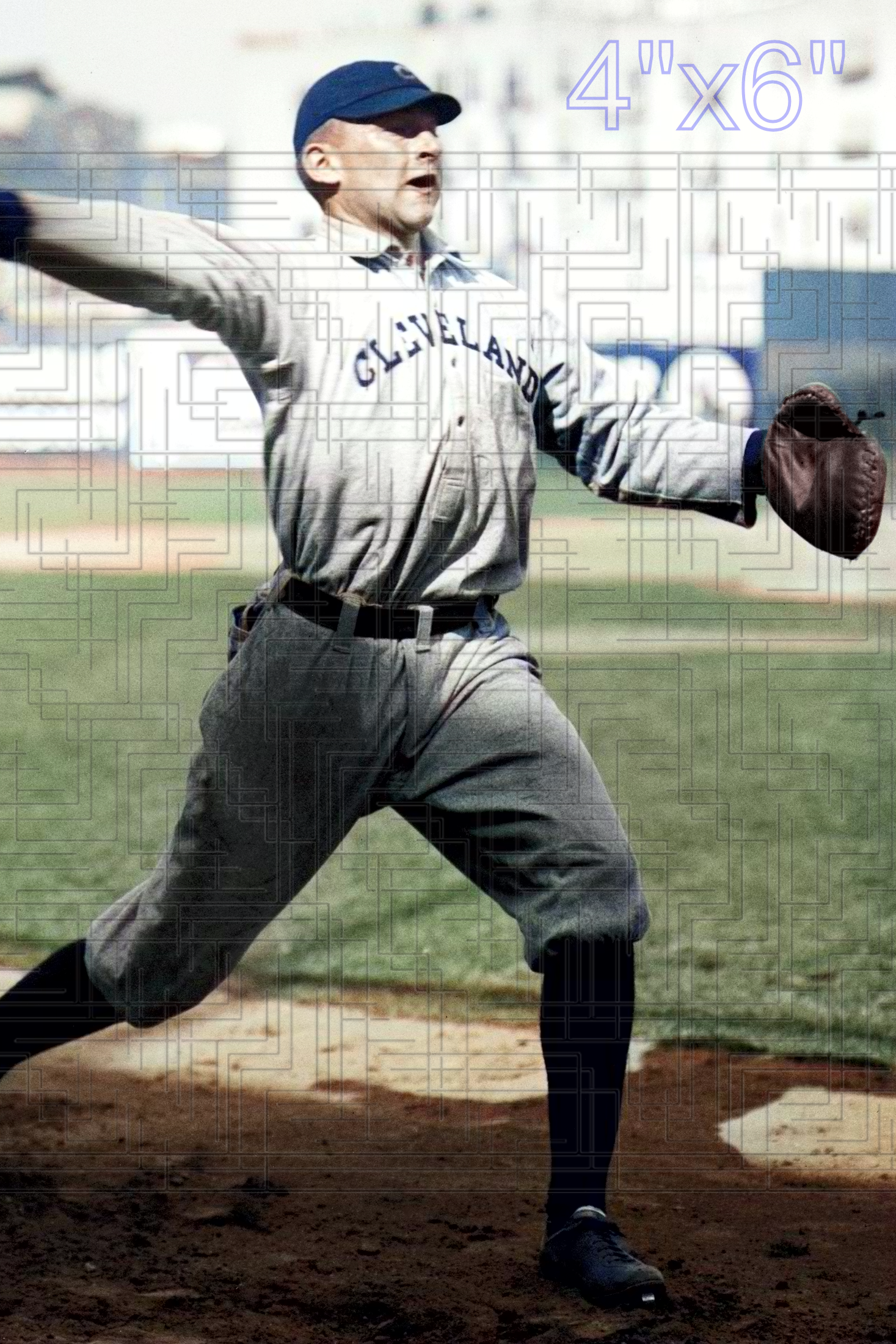 George Kahler - 1911 Cleveland Naps - choose a size & style