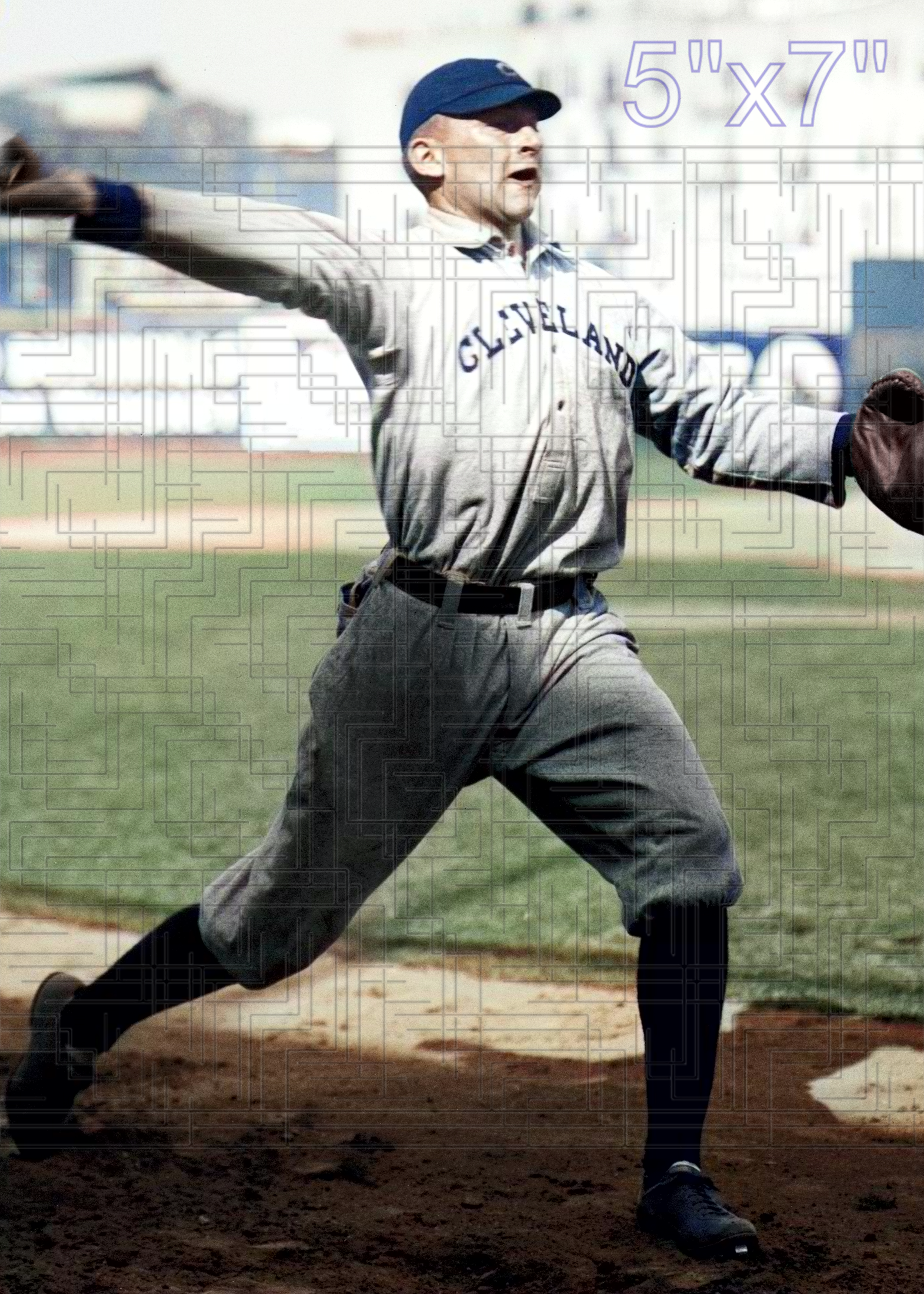 George Kahler - 1911 Cleveland Naps - choose a size & style