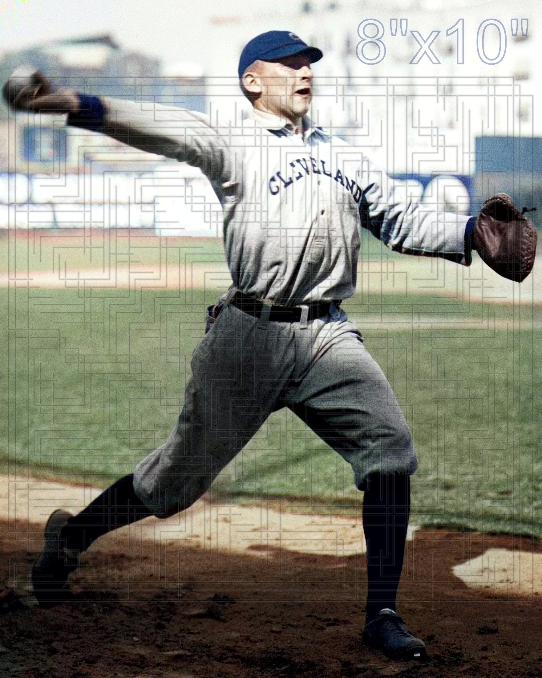 George Kahler - 1911 Cleveland Naps - choose a size & style