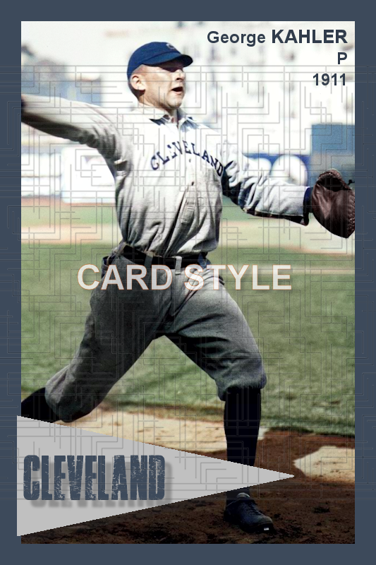 George Kahler - 1911 Cleveland Naps - choose a size & style