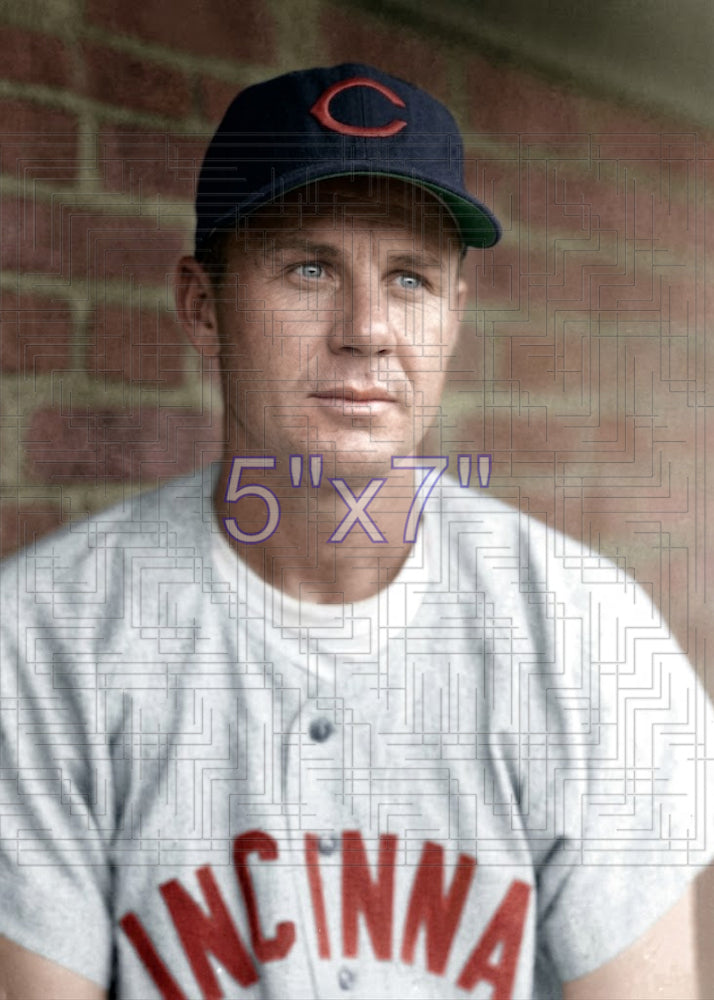 George Lerchen - 1953 Cincinnati Reds - choose a size & style