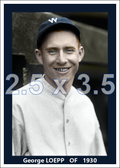 George Loepp - 1930 Washington Senators - choose a size & style