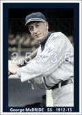George McBride - 1912-15 Washington Senators - choose a size & style
