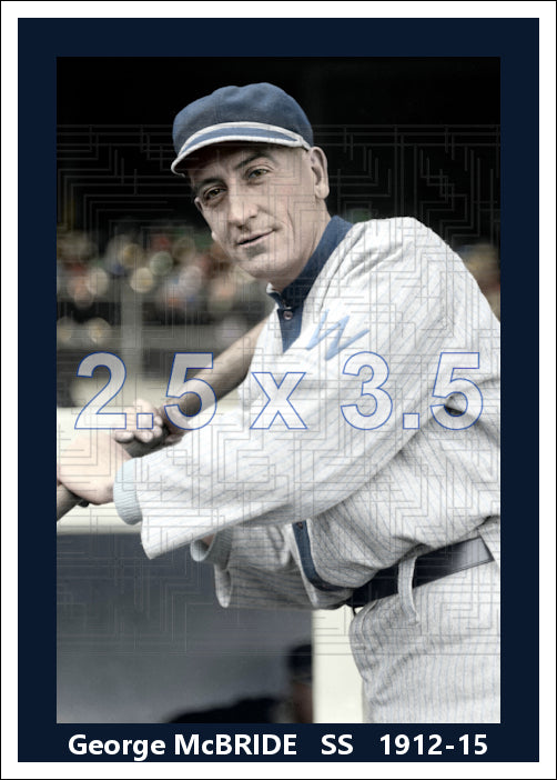 George McBride - 1912-15 Washington Senators - choose a size & style