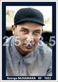 George McNamara - 1922 Washington Senators - choose a size & style