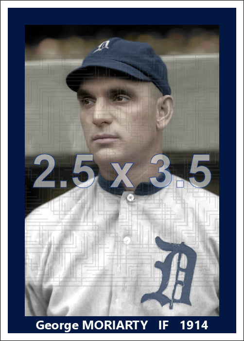 George Moriarty - 1914 Detroit Tigers - choose a size & style
