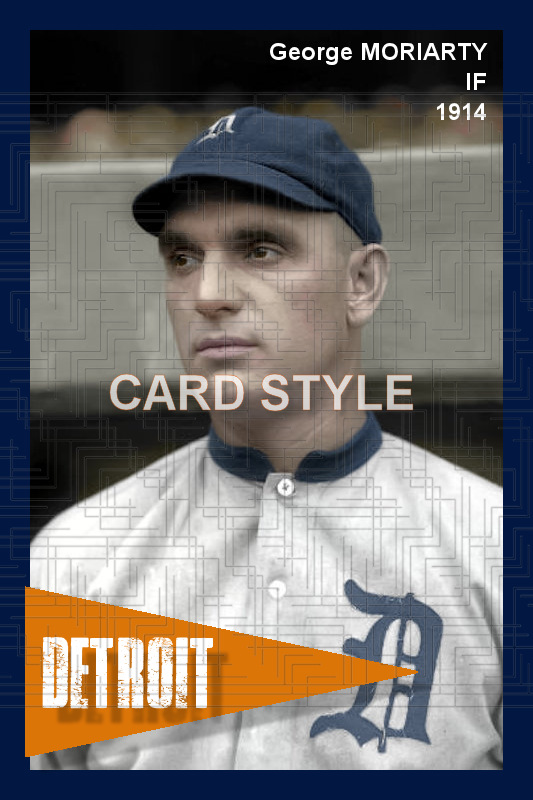 George Moriarty - 1914 Detroit Tigers - choose a size & style