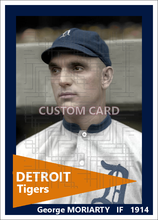 George Moriarty - 1914 Detroit Tigers - choose a size & style