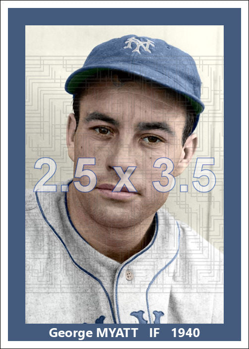 George Myatt - 1940 New York Giants - choose a size & style