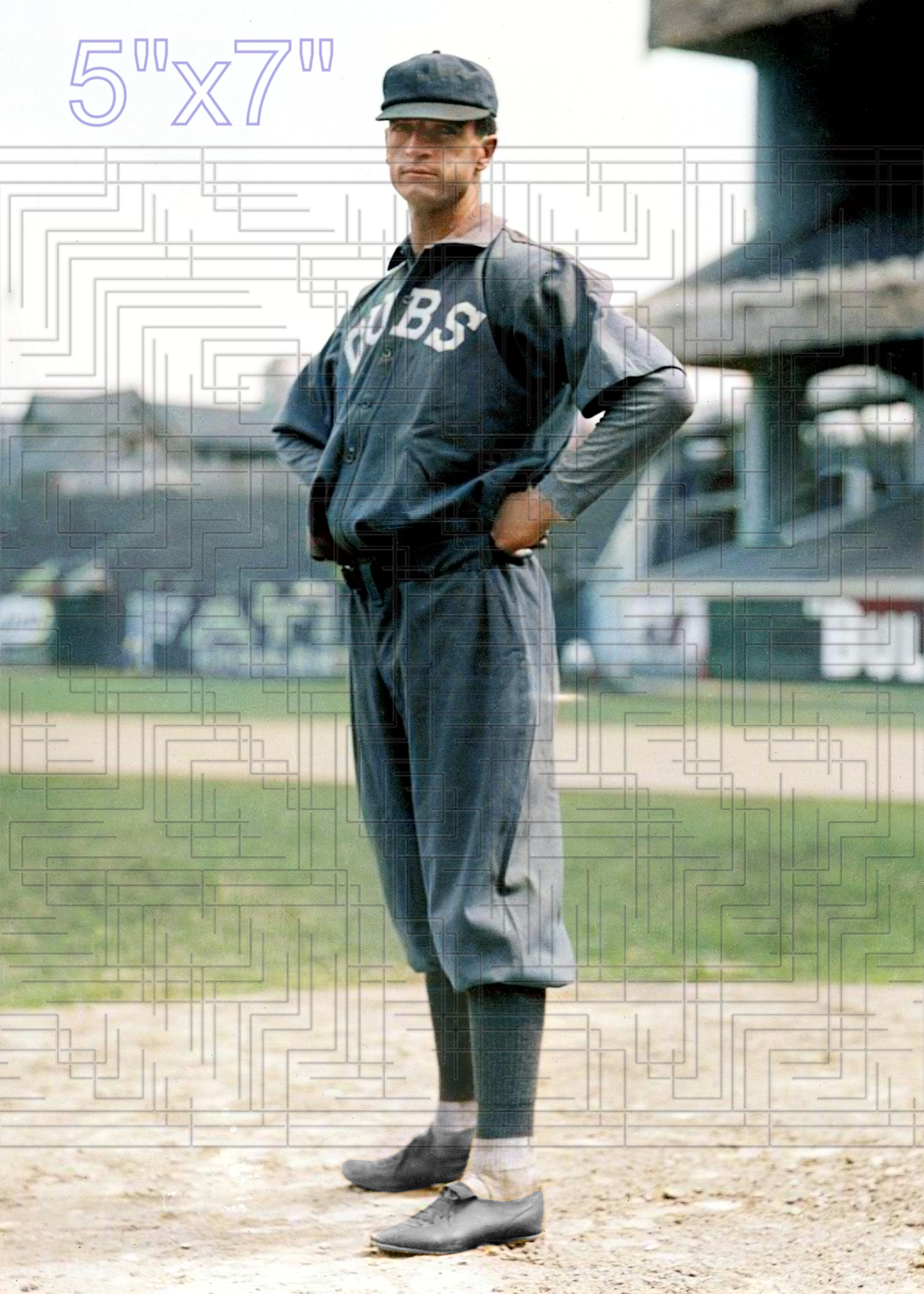 George Pierce - 1913 Chicago Cubs - choose a size & style