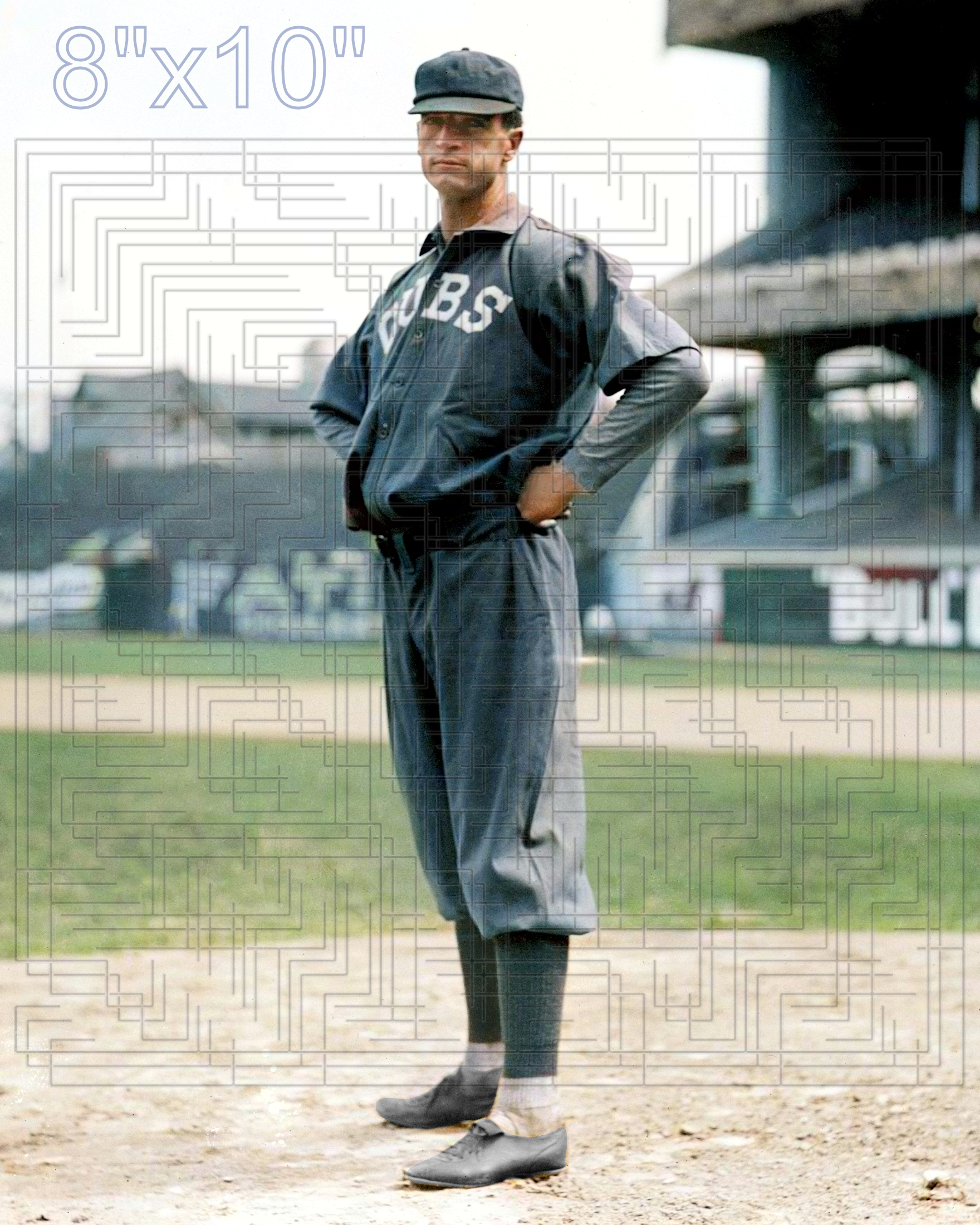 George Pierce - 1913 Chicago Cubs - choose a size & style