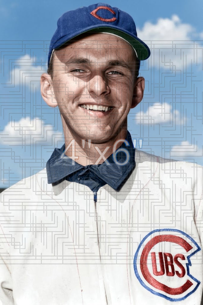 George Piktuzis - 1956 Chicago Cubs - choose a size & style