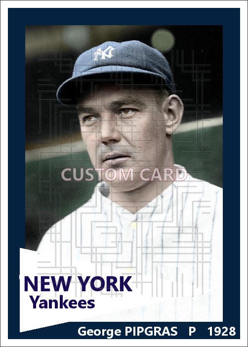 George Pipgras - 1928 New York Yankees - choose a size & style