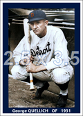 George Quellich - 1931 Detroit Tigers - choose a size & style