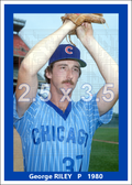 George Riley - 1980 Chicago Cubs - choose a size & style