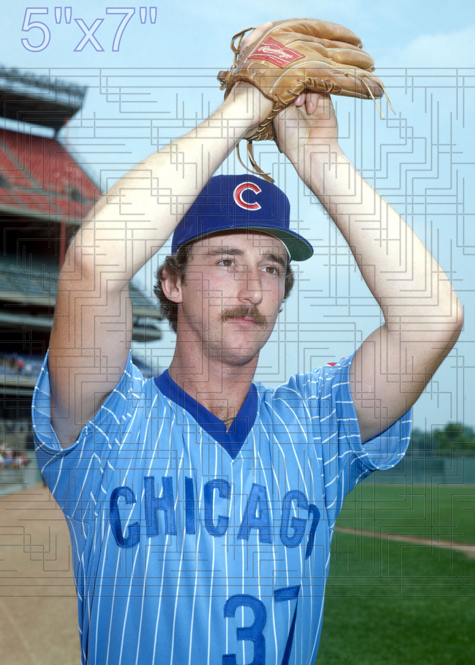 George Riley - 1980 Chicago Cubs - choose a size & style